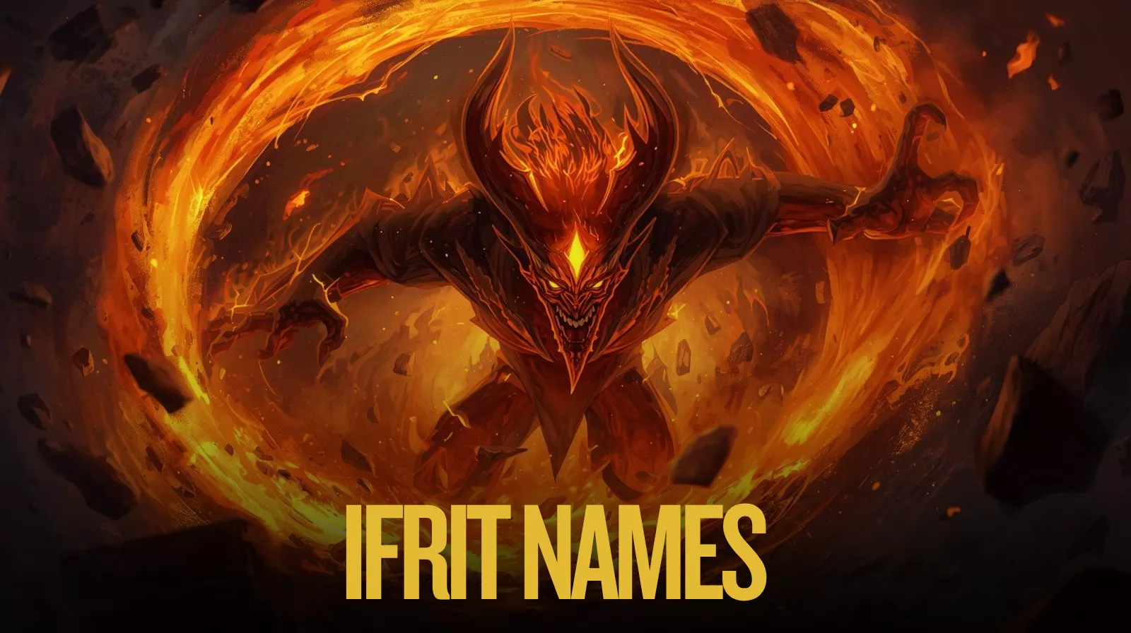 Ifrit Names Generator – Ancient Fire, Mythical & Powerful Ifrit Titles 1 Ifrit Names