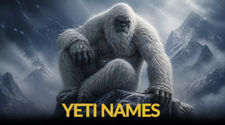 Yeti Names Generator: Cool, Funny & Mythical Name Ideas 7 Yeti Names