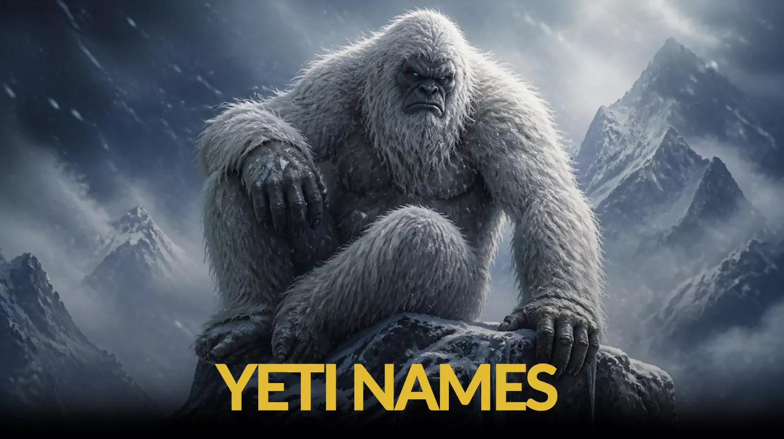 Yeti Names Generator: Cool, Funny & Mythical Name Ideas 1 Yeti Names